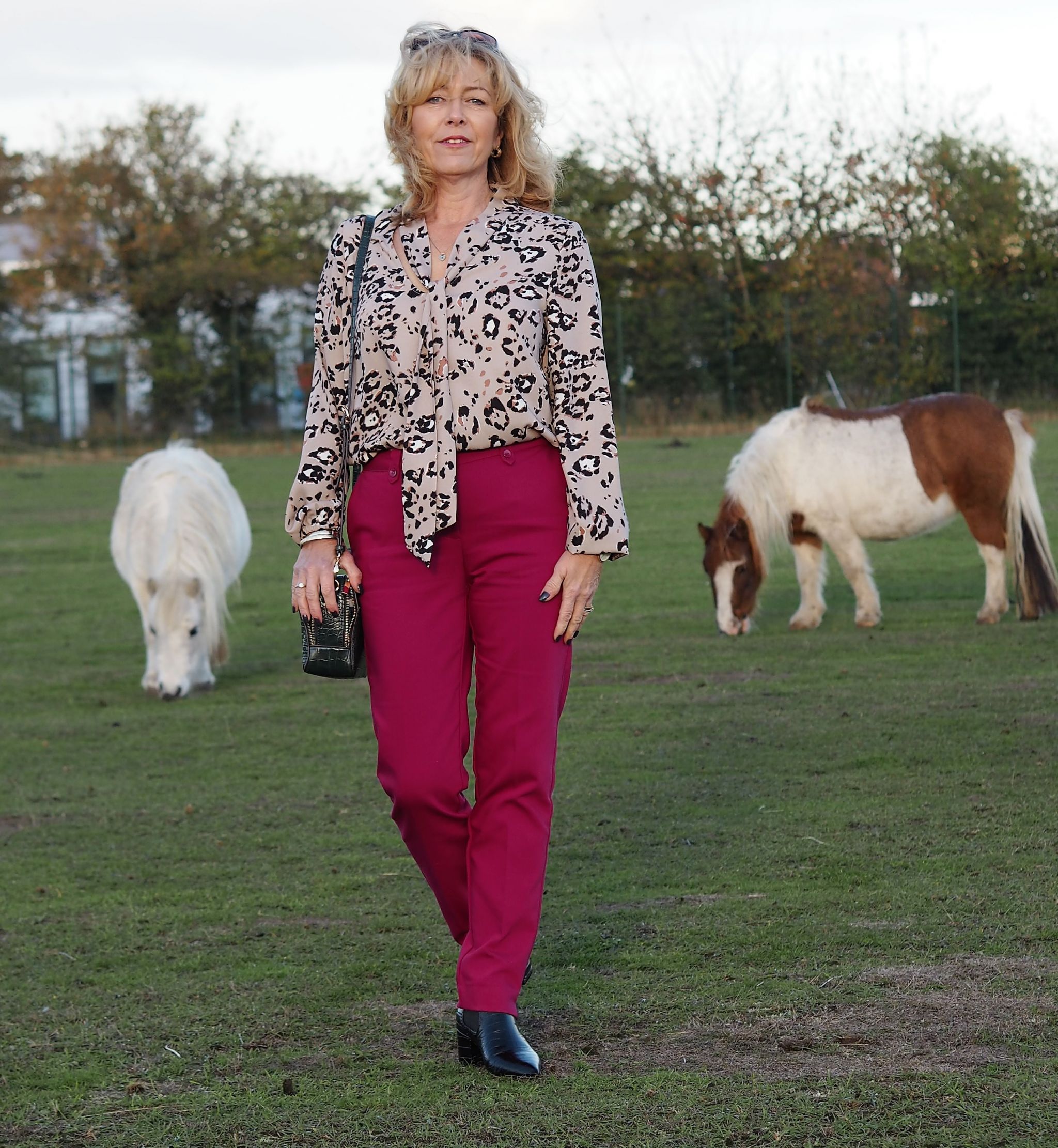 Leopard and cerise from Laura Ashley