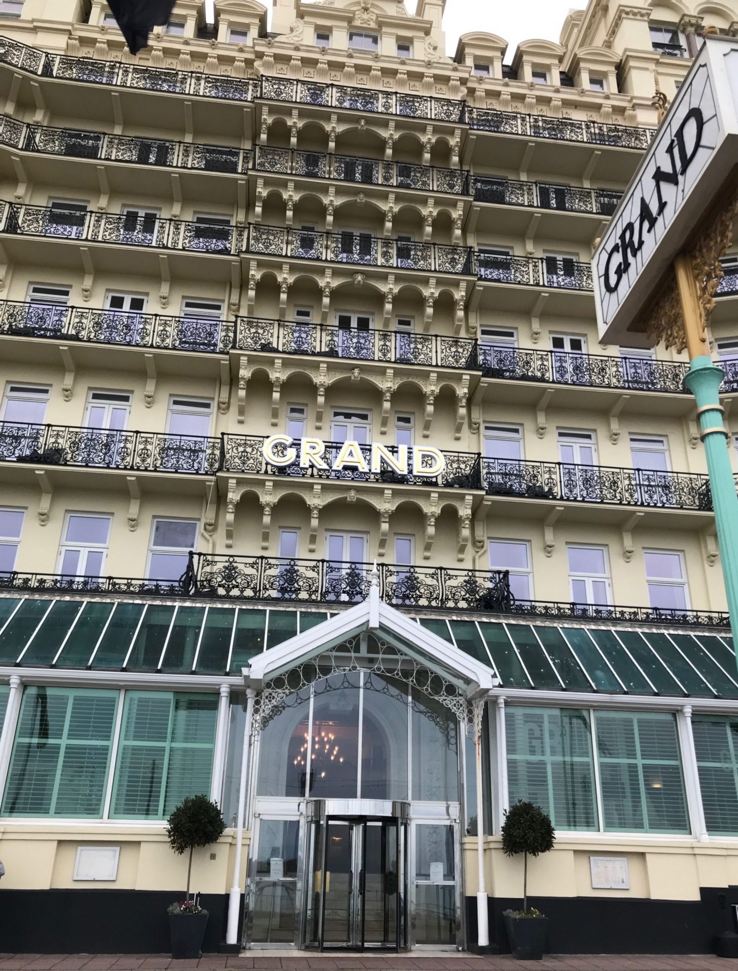 Many years ago I stayed in a hotel along the seafront and I remember walking past The Grand Hotel wishing that I was staying there.