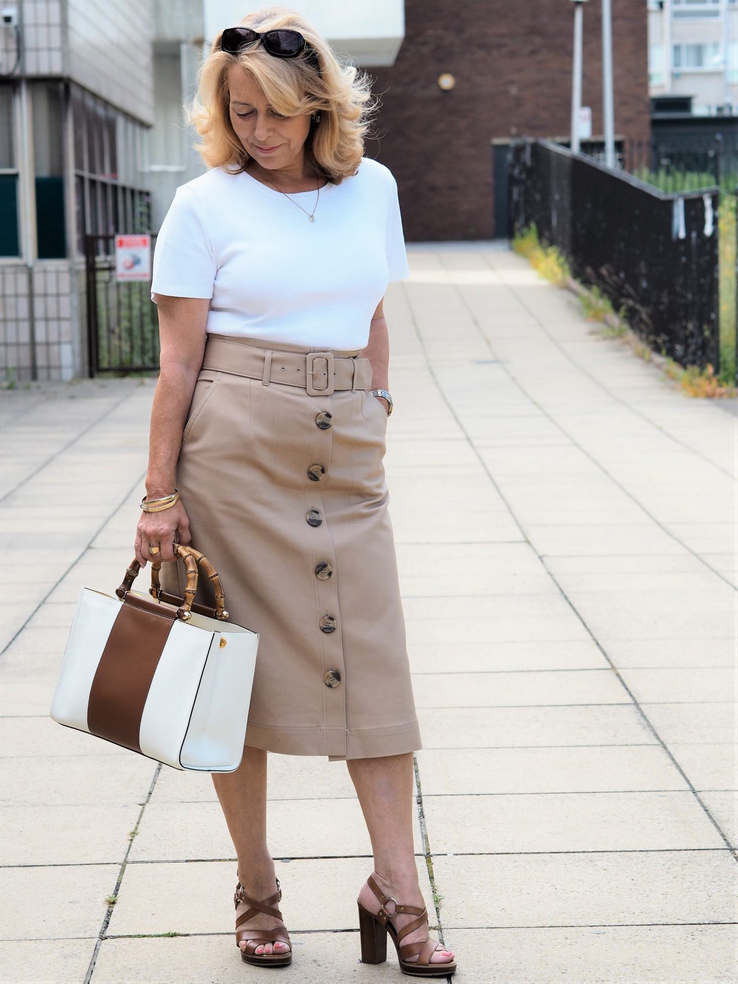 today I'm sharing this safari-style skirt instead.